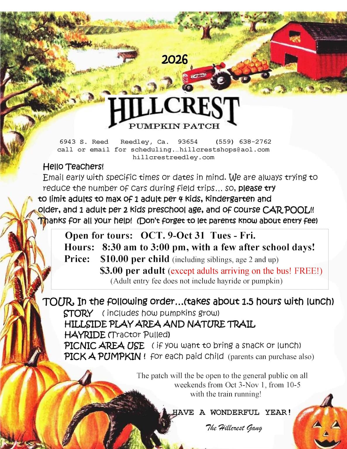 Hillcrest Tree Farm & Shops / Hillcrest Pumpkin Patch — Pumpkin patches