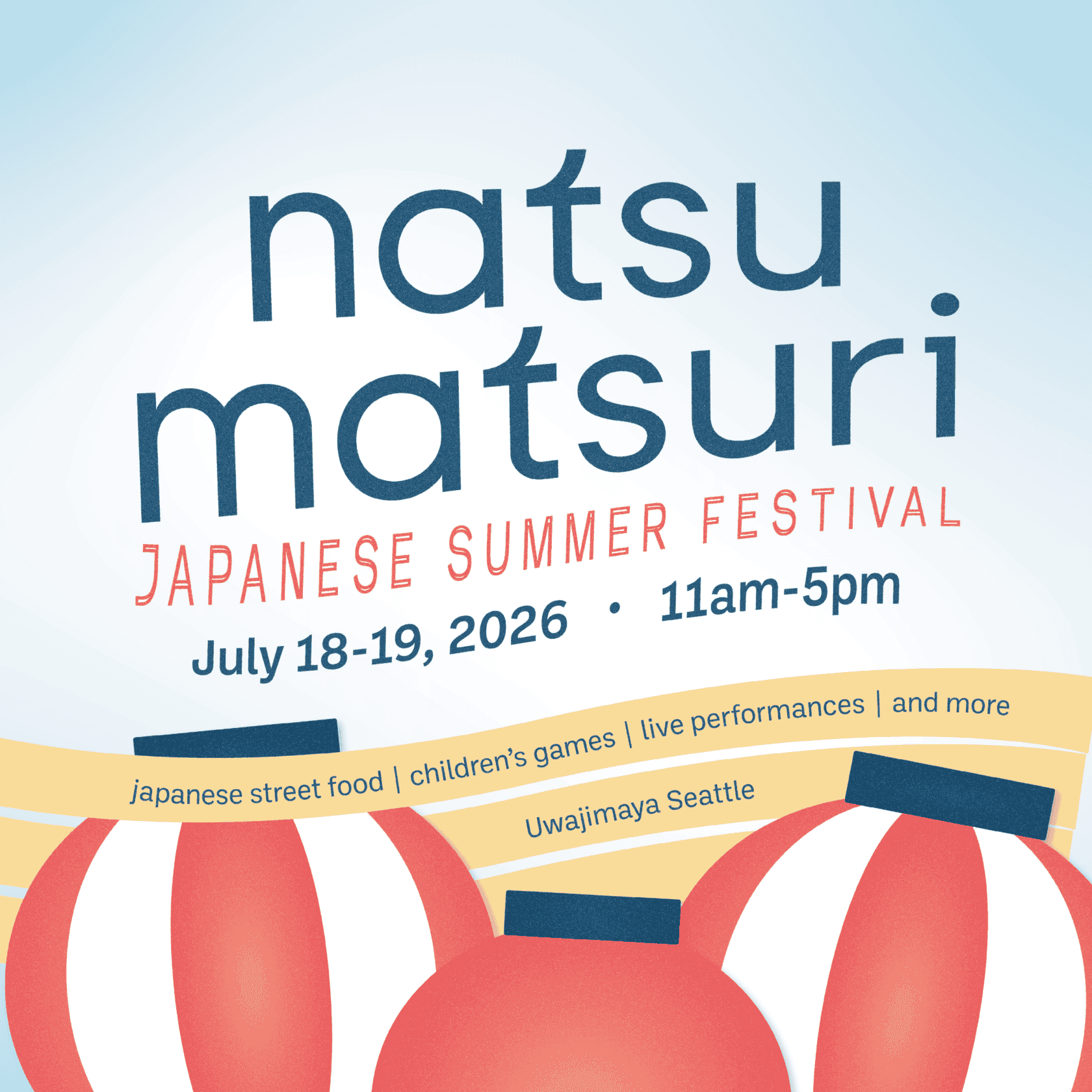 Natsu Matsuri 2026 — Festival