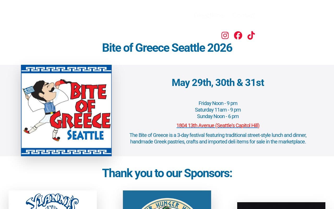Bite of Greece Seattle — Festival