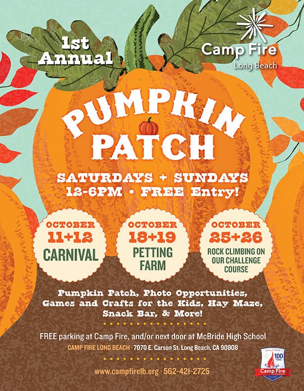 Camp Fire Long Beach Pumpkin Patch — Pumpkin patches