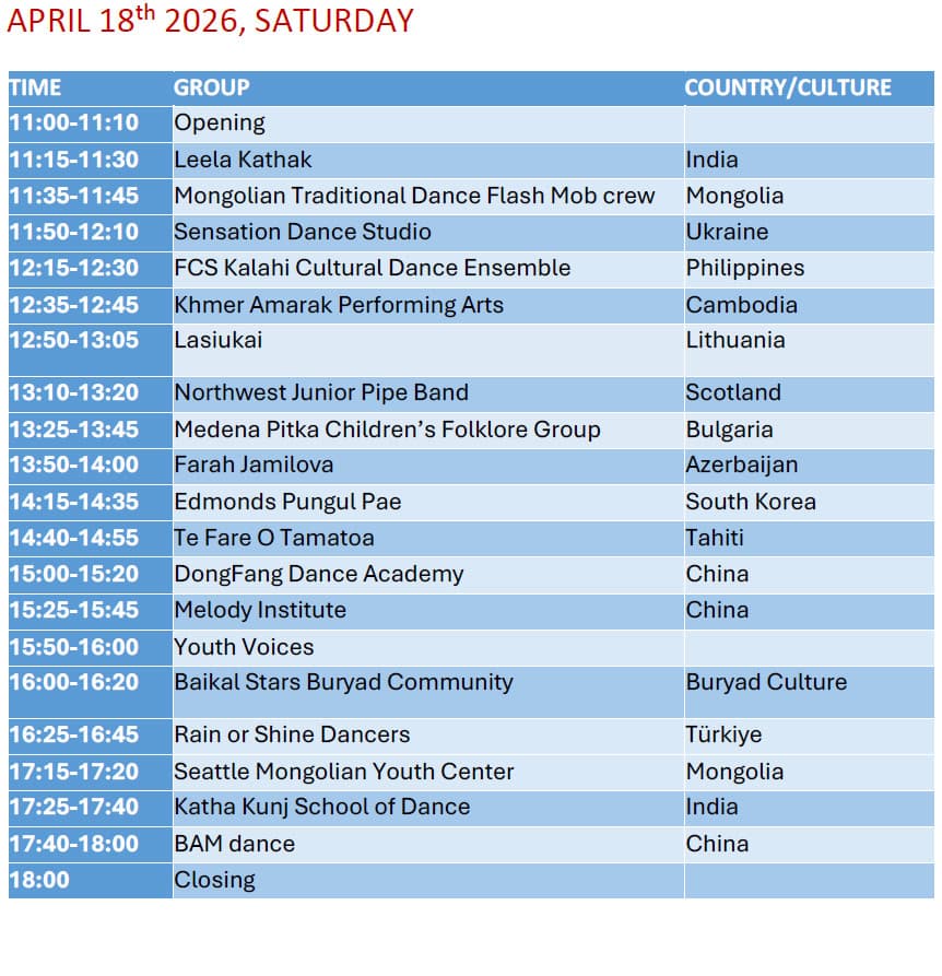International Children's Friendship Festival — Festival